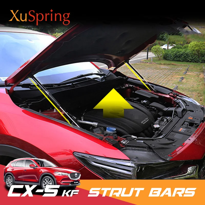 Опора для капота автомобиля гидравлическая пружина Mazda CX-5 CX5 2017 2018 2019 KF |