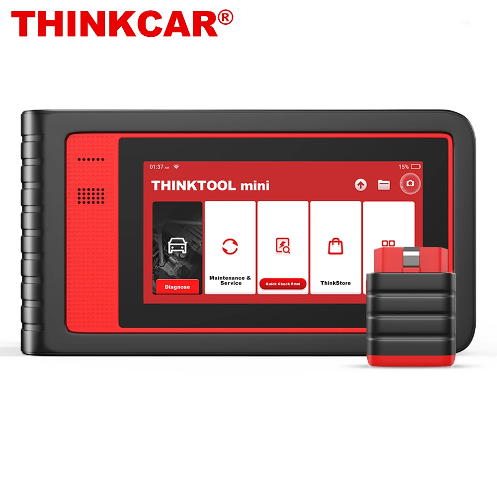 

THINKCAR Thinktool Mini OBD2 Professional Diagnostics Tools ECU Coding Active Test Full System Oil EPB ABS Reset OBD 2 Scanner