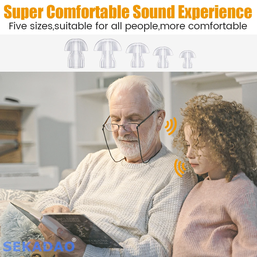 

2021 Best Medical Rechargeable hearing aid Mini Hearing Aids Sound Amplifier Wireless In Ear Hearing Device for Adults & Seniors