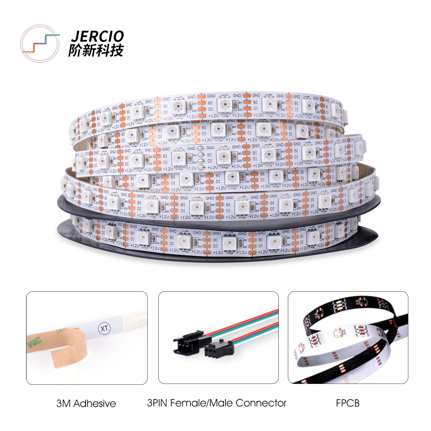 Jercio SK6815 / WS2815 GS8208 XT1512S DC12V break point продолжить индивидуально адресуемые Волшебные