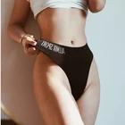 Трусики-стринги женские хлопковые Бесшовные со средней посадкой