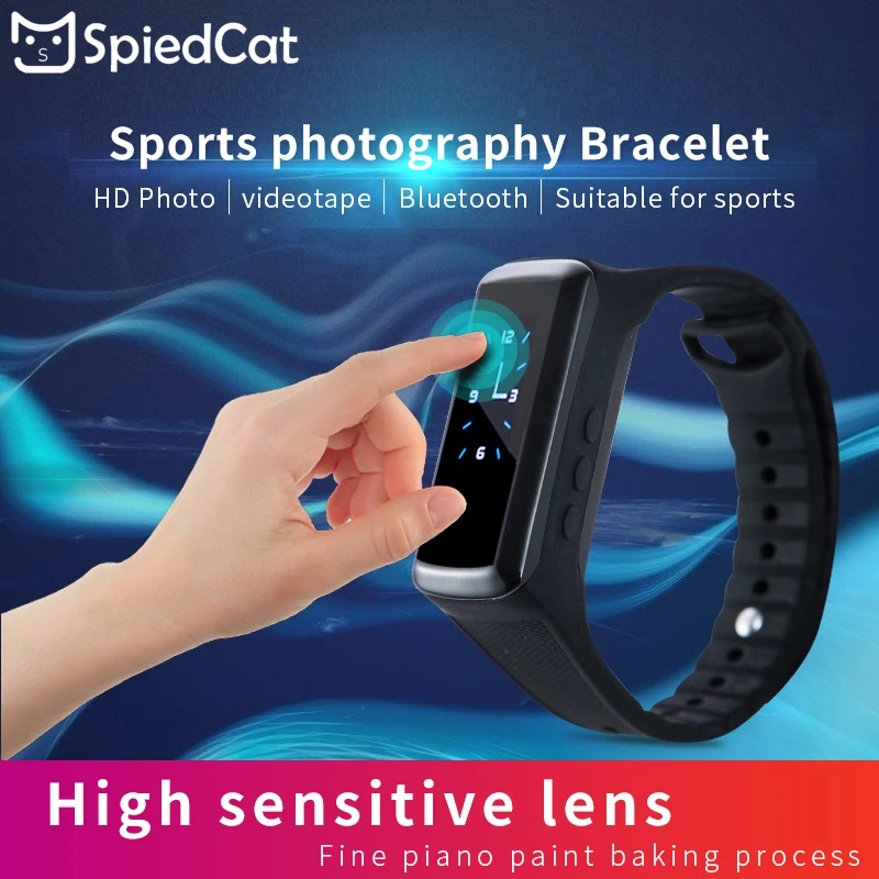 HD 1080P Мини Смарт Bluetooth Спорт на открытом воздухе фотографии браслет секрет видео