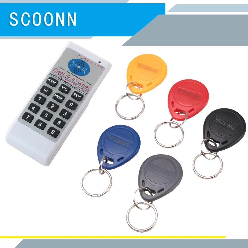 Ручной RFID 125 кГц 13 56 МГц Копир Дубликатор Cloner карта NFC IC считыватель с писателем