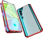 Двухсторонний стеклянный Магнитный чехол для Xiaomi Redmi Note 10lite 9s Pro 8A Mi10 10Pro 10Ultra Plus, прозрачный чехол из закаленного стекла, 360