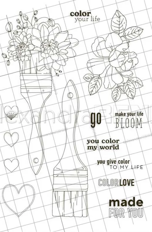 Четкая печать в виде цветка для скрапбукинга &quotсделай сам&quot карты Альбом крафт