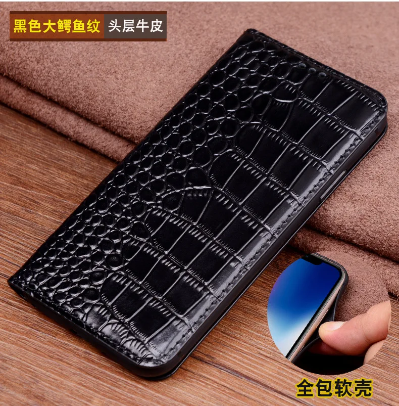 

Luxury Genuine Leather Flip Case For Iphone Xs X Xr Cover Magnetic Case For Iphone Xs Max Cases Leather Cover Phone Cases