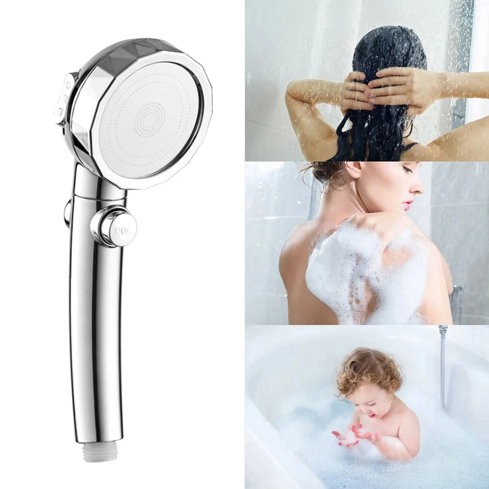 

Насадка для душа высокого давления, экономичная дождевая насадка, 3 режима, кран из АБС-пластика для ванны, импульсный дождь, смешанный режим...