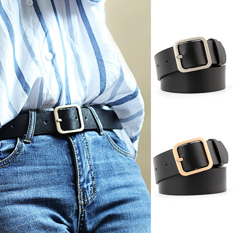 

Women's Belt Lady Girl Leather Boho Metal Buckle Waistband Vintage Gift