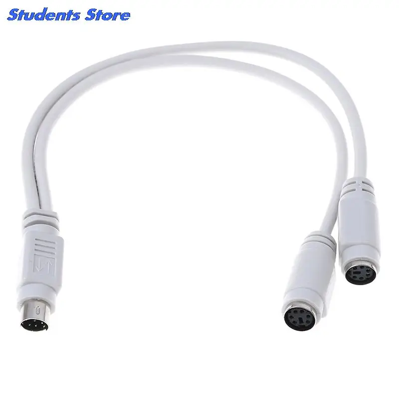 Кабель-адаптер для материнской платы PS2 PS/2 6Pin Mini Din Male-2 Female мыши карта клавиатуры