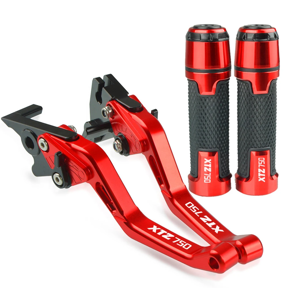 

Motorcycle aluminum Accessories Handle Grips Handlebar Short Brake Clutch Lever For YAMAHA XTZ750 1989-1996 1991 1992 1993 1994