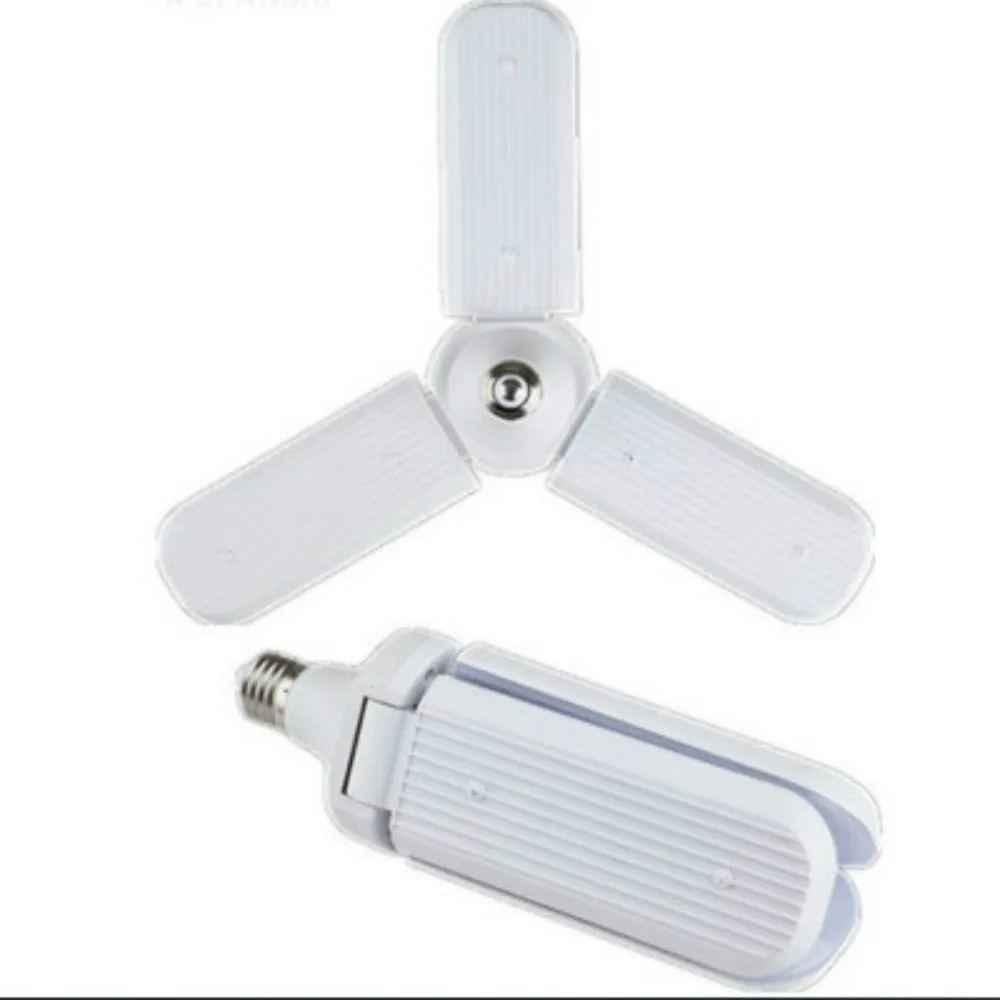 Сверхъяркая светодиодная Складная Лампа в виде листьев 40 Вт 60 E27 светильник