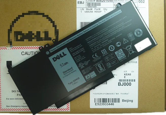G5M10 Аккумулятор для ноутбука DELL Latitude E5250 E5450 E5470 E5550 E5570 8V5GX R9XM9 WYJC2 1KY05 7 4 V 51WH|ЖК-экраны