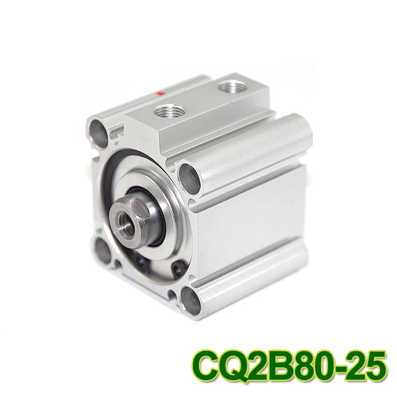 

CQ2B80-25 SMC Type CQ2B series 80mm bore 25mm stroke Double Action single rod Pneumatic Pneumatic Compact Cylinder CQ2B80*25