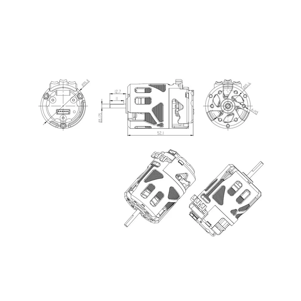 

Rocket V4S 540 8,5 T 540 3,175 1/10