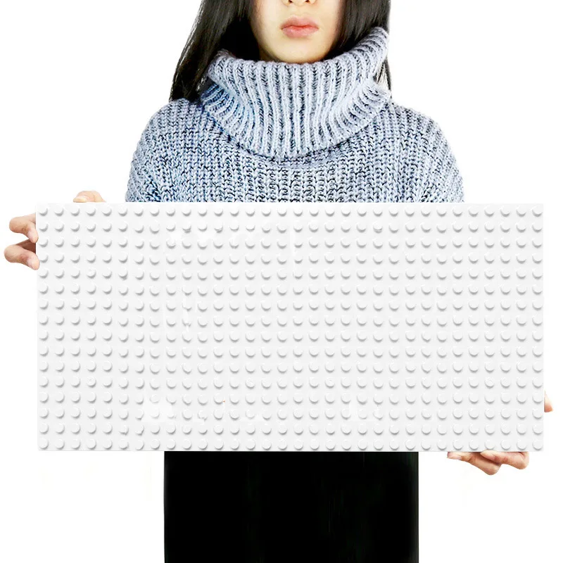 White 512 Duploe большие кирпичи Базовая пластина 16*32 точки 51*25,5 см опорная пластина DIY строительные блоки игрушки для детей Совместимые игрушки Duploes - Цвет: White