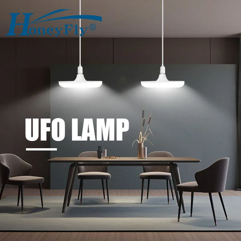 

HoneyFly UFO LED E27 Bulb 220V Spot Light Bulbs Bombillas 16W 22W LED Spotlight Indoor Home Lighting Living Room Kitchen