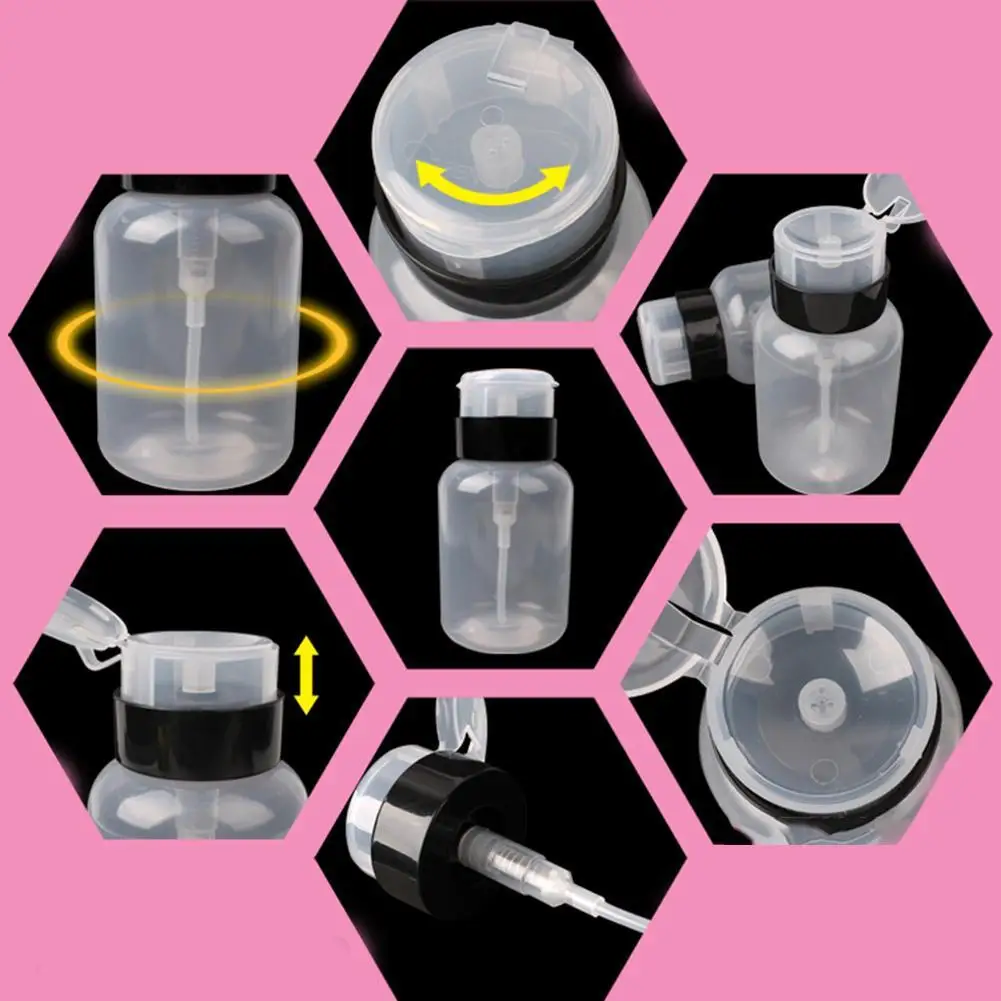 1 шт. 70 мл DIY мини дозатор для ногтей пустая бутылка акриловый гель снятия лака