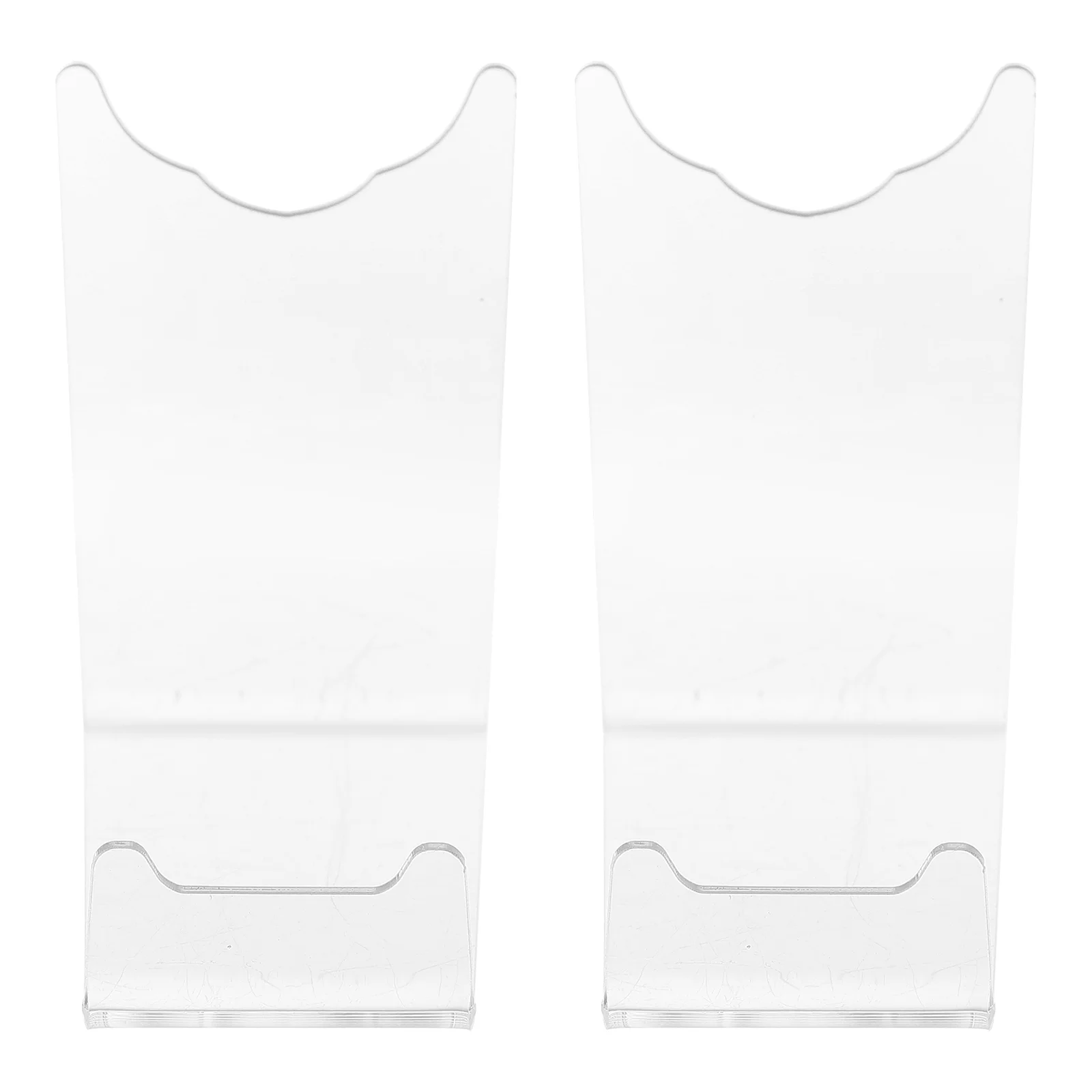 

2pcs Desktop Shaver Brackets Transparent Storage Holder Electric Razor Display Rack