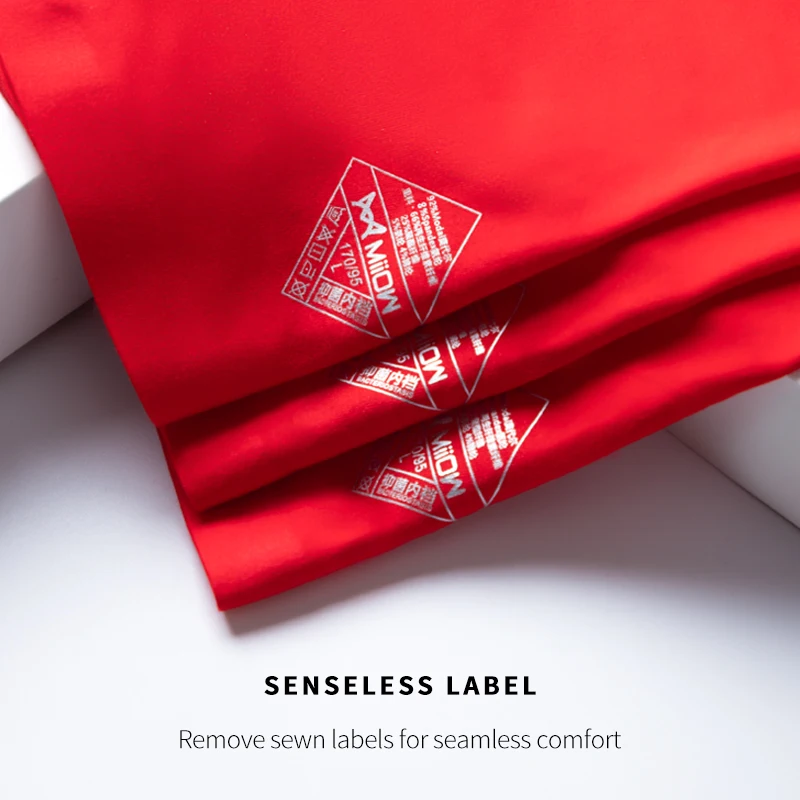 MiiOW 3PCS Modal Soild No Trace Men Underpants 3A Grade Antibacterial Moisture Absorbent Soft Elastic  Male Panties