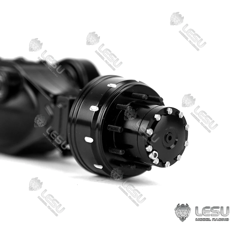 Металлический LESU дифференциальный задний колесный редукционный мост 1/14 RC