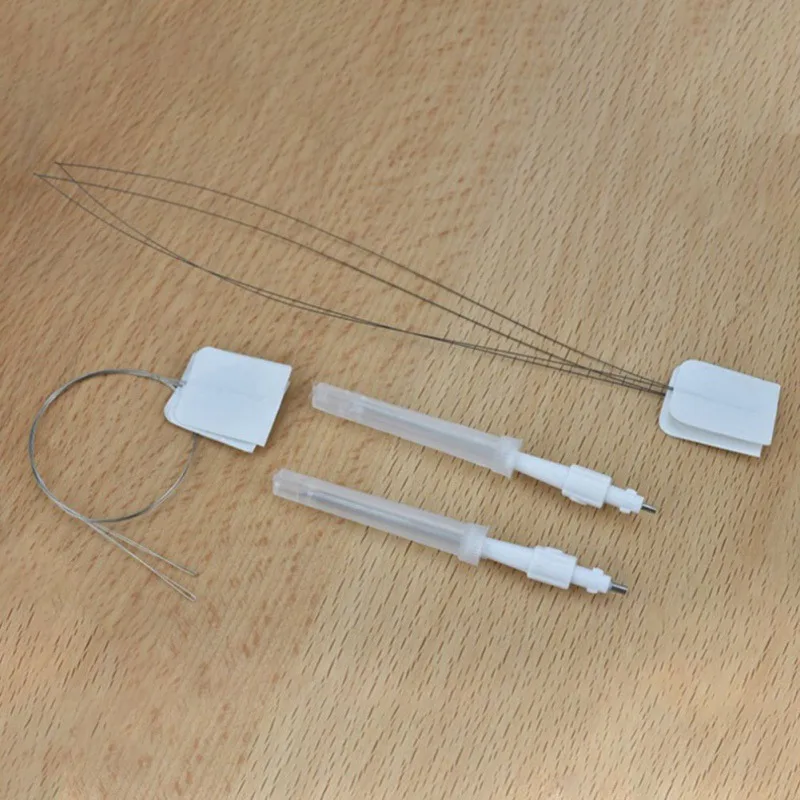 DIY рукоделие ручка волшебная ручка для вышивки набор вязальных швейных инструментов набор перфорированных игл Швейные аксессуары инструмент с ящиком для хранения