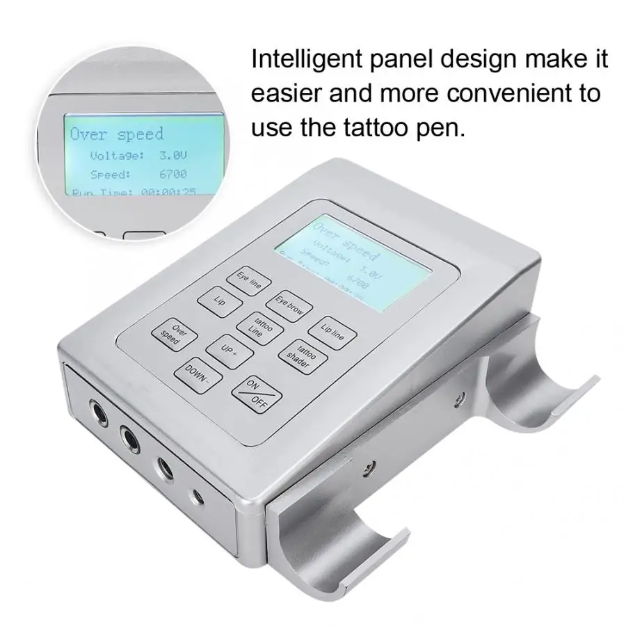 5 Gear Above Semi-Permanent Microblading Tattoo Machine Panel Controller Tool 220V CN Plug | Красота и здоровье