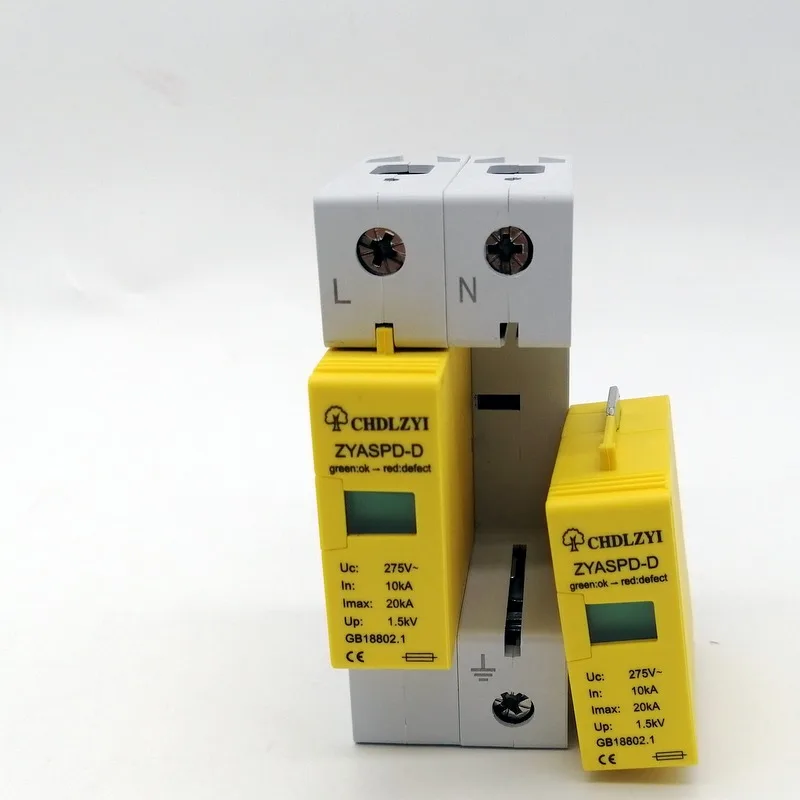 SPD DC 275V 2 P 10 ~ 20KA стабилизатор избыточного напряжения долговечный гаечный ключ 3