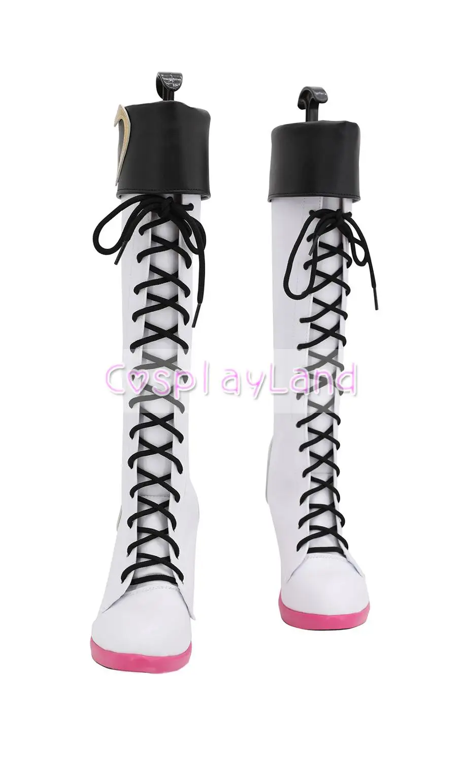 Arknights Sora/ботинки для костюмированной вечеринки Белые женские туфли на высоком