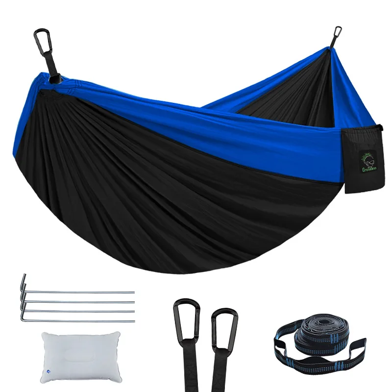 Portable Double Outdoor Camping Parachute Cloth Hammock
