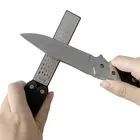 Алмазный точильный камень для ножей, складная двухсторонняя точилка, для кемпинга, кухни