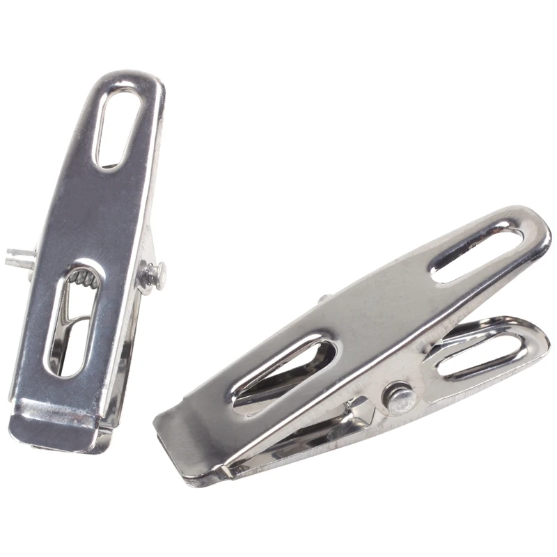 40 шт. прищепки из нержавеющей стали металлический зажим прищепка для носков иглы