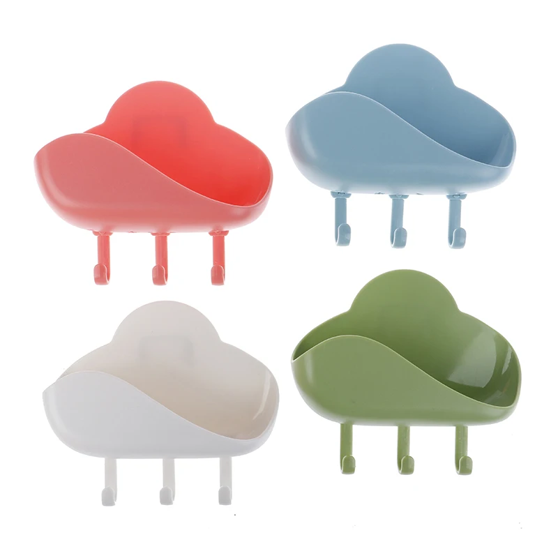 Держатель для мыла с крюком облачная Раковина Губка сливная коробка присоска