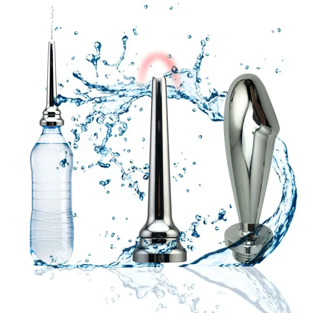 Металлическая Анальная клизма очиститель для вагины насадка душа биде смеситель