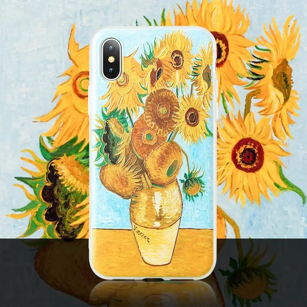 Чехол KISSCASE 3D для iPhone 6 6S 5 5S Se Van Gogh мягкий чехол X XS Max XR 7 8 Plus 6|Бамперы| |