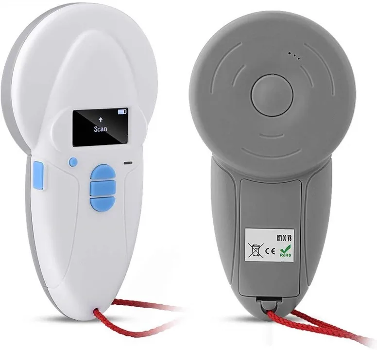 Сканер микрочипа считыватель Realtrace RT100 V8BT Bluetooth/сканер ID животных/Φ HDX транспондер