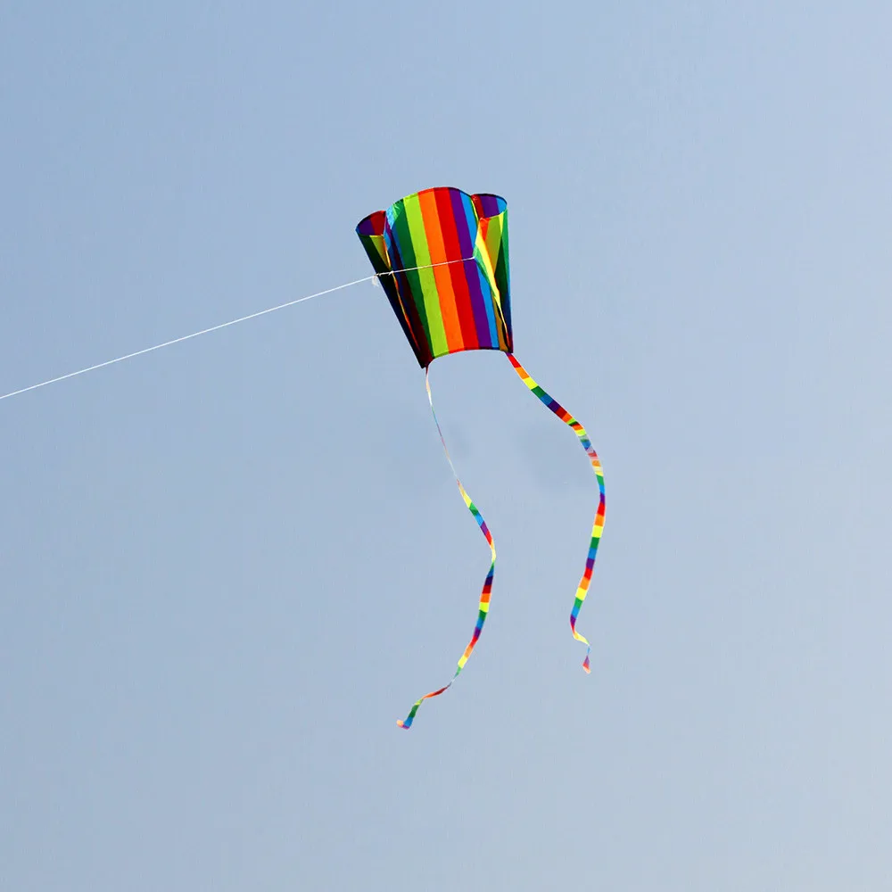 

Kid's Outdoor Toys Children's Colorful Mini Toys Pocket Kite Outdoor Toy Fun Sports Software Kite Flying Toys