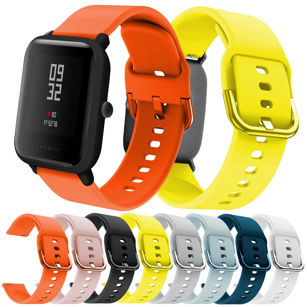 20 мм/22 мм/ремешок для смарт браслета Amazfit ремень gts 2 мини GTR 47 мм спортивного стиля