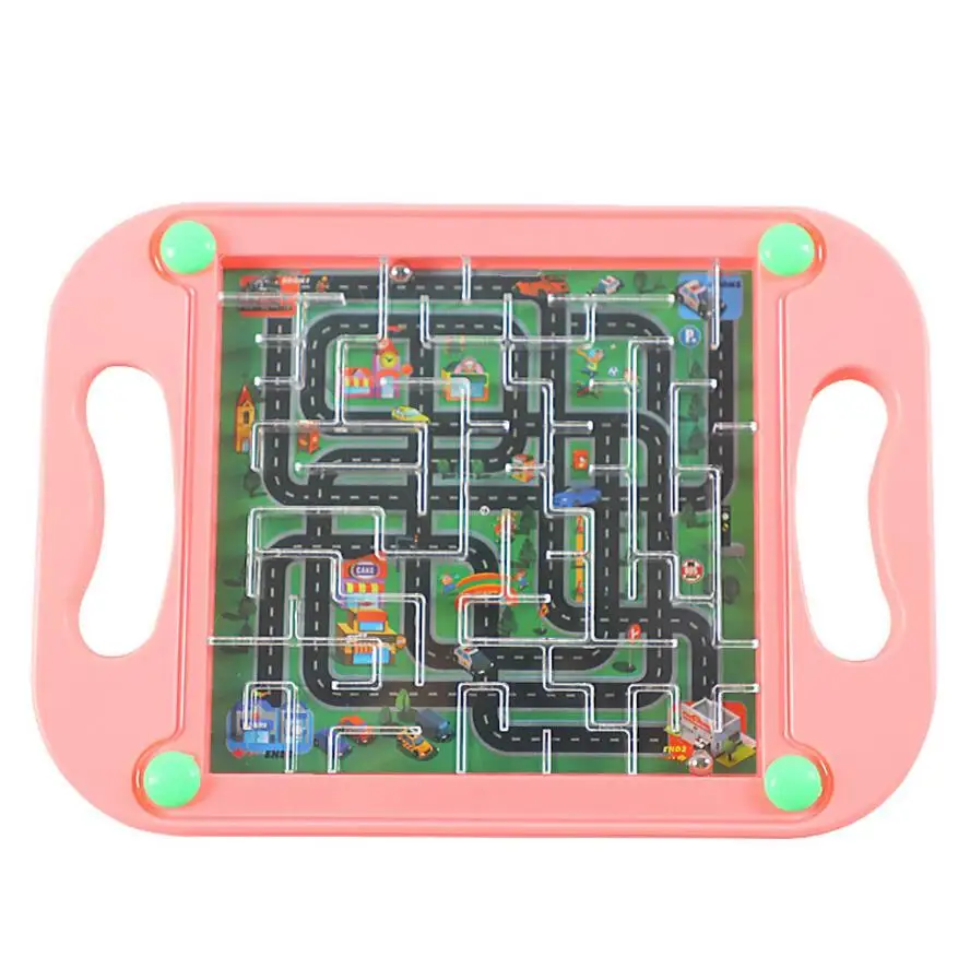 Новый стальной лабиринт головоломка игрушки мяч Забавная детская игрушка для