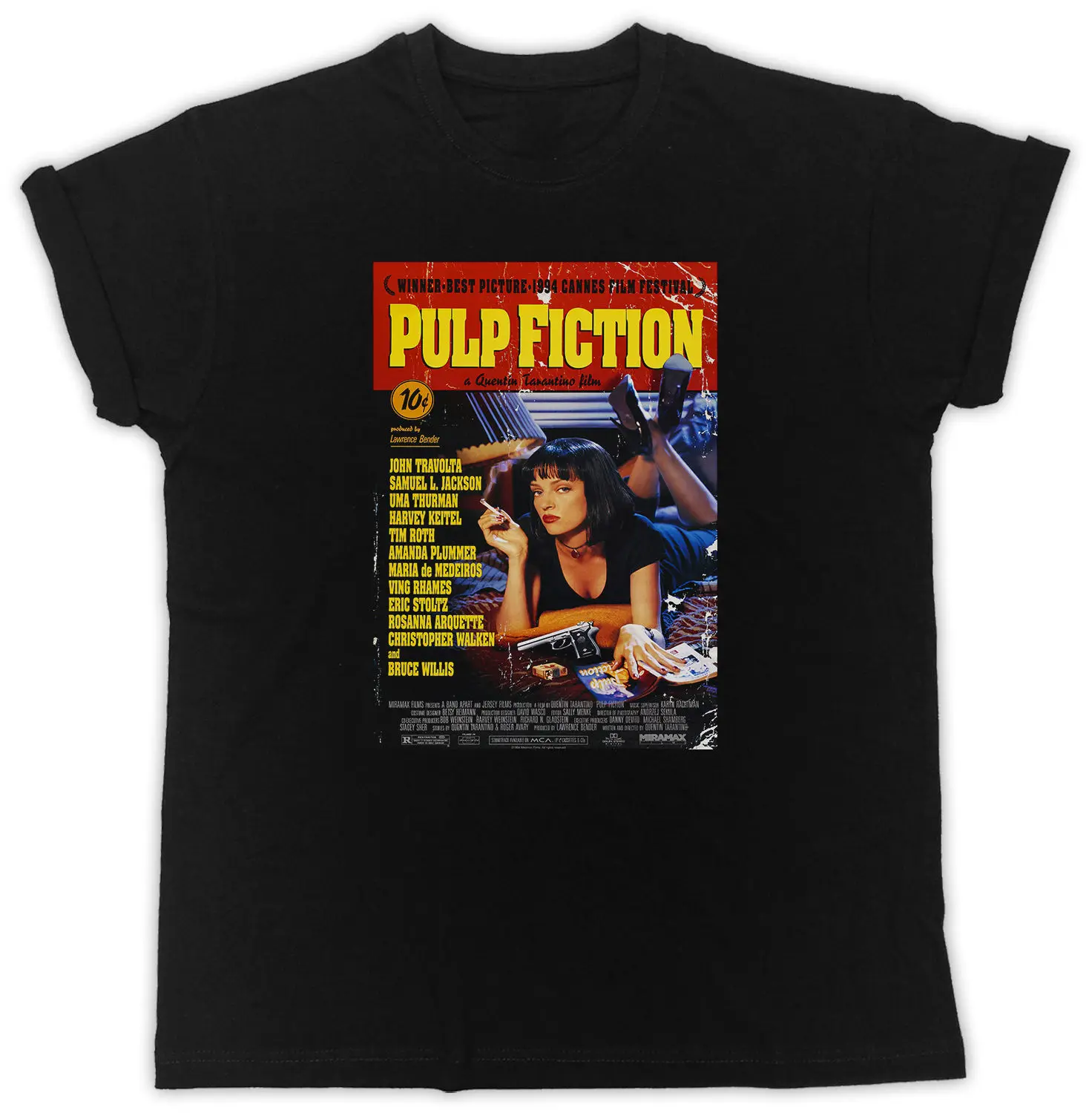 Целлюлозно фантастический постер бои клуб Бог отец Фильм короткий рукав мужская