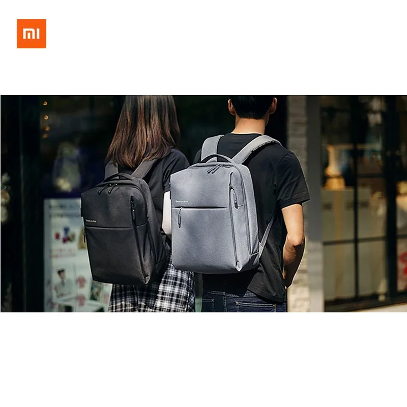 2 цвета оригинальный Xiaomi минималистичный городской рюкзак простой 4 пространства