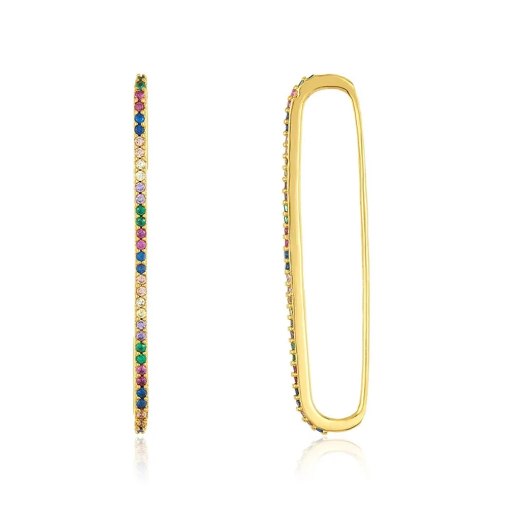 Single 1pcs Altruist 925 Sterling Silver Single Earbar Earcuff Non pierced Earrings Ear Cuff Ear Bars For Women Colorful CZ Jewelry - Окраска металла: Single 1pcs