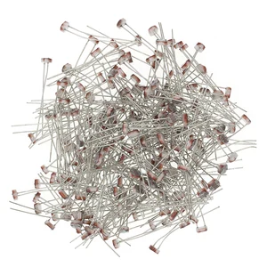 10 шт. резисторы 5528 фоточувствительность сопротивлениефотоэлектрический переключатель элементфотоэлектрический детектор элемент5 мм