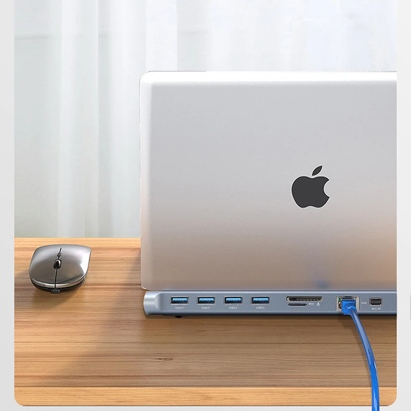 Адаптер питания 12 в 1 с USB Type C на HDMI RJ45|Компьютерные кабели и разъемы| |