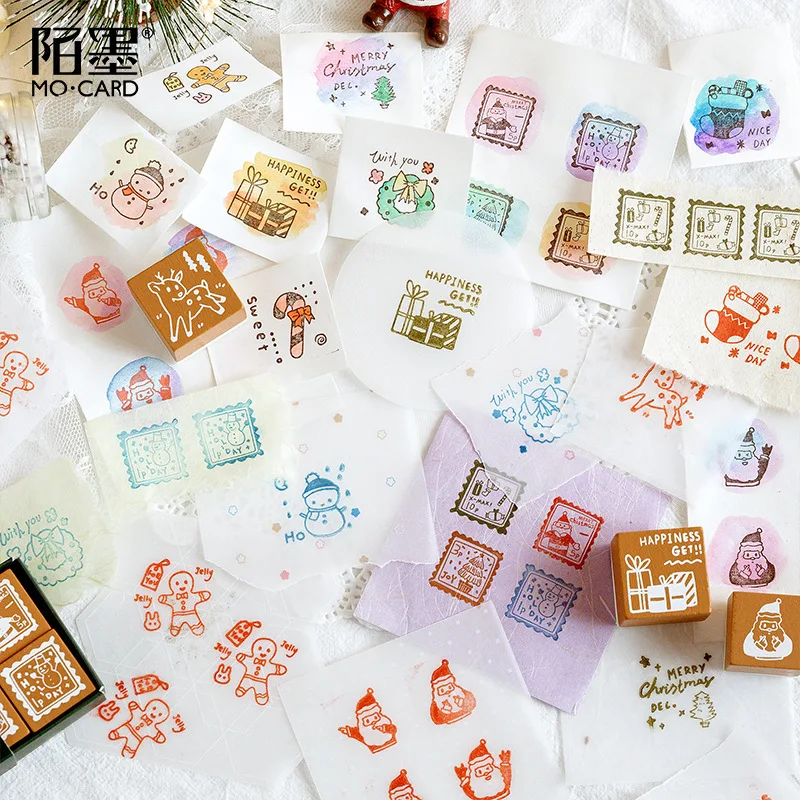 Рождественский штамп TUNACOCO с изображением Санта Клауса резиновая пуля журнал