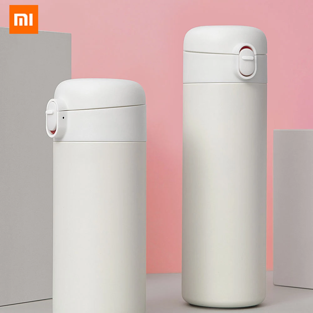 Xiaomi Mijia Pinlo питьевой Нержавеющая сталь вакуумные, сохраняющие тепло чашка термос бутылка для воды с помощью одной руки на изоляции для умного дома