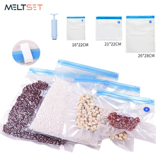 Jamón Bolsa de almacenamiento de alimentos al vacío para cocina...