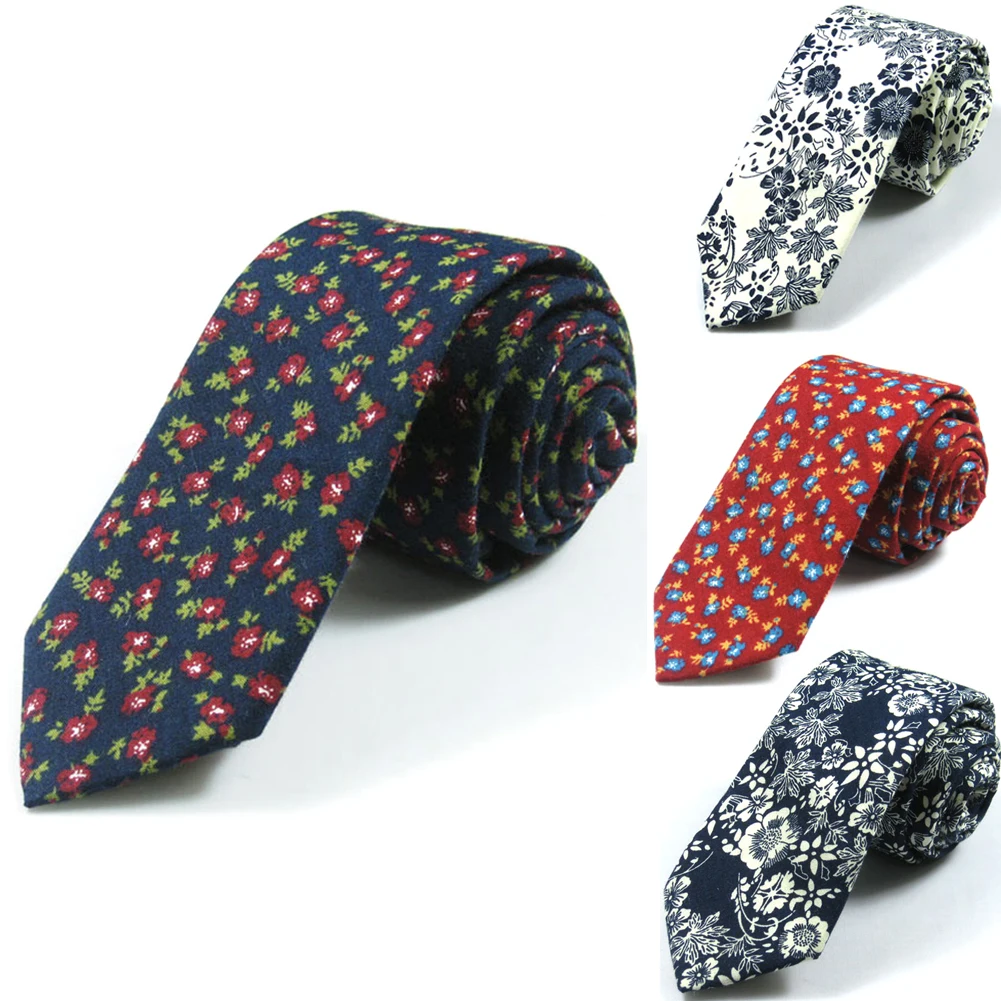 

Man 148cm Office Daily Work Cotton Multifunction Business Casual 4 Patterns Necktie