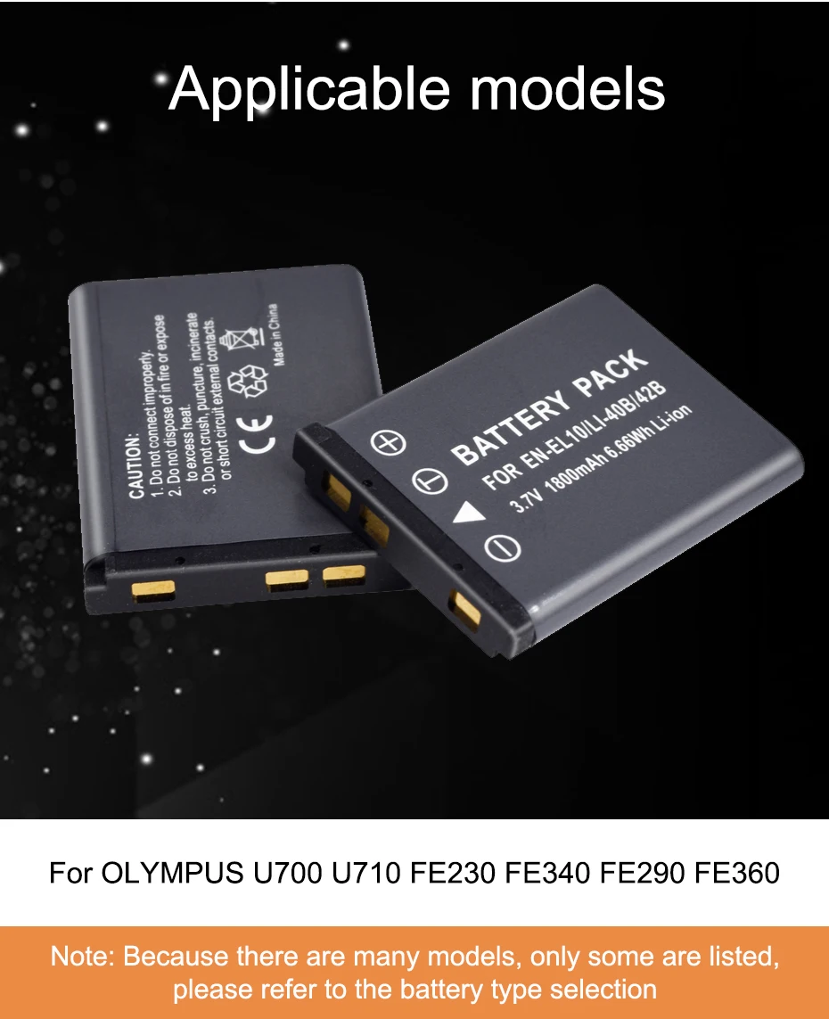 PALO1800mAh EN-EL-10/LI-40B/42B литий-ионный аккумулятор цифровой Камера Батарея 3 7 V для Nikon S220