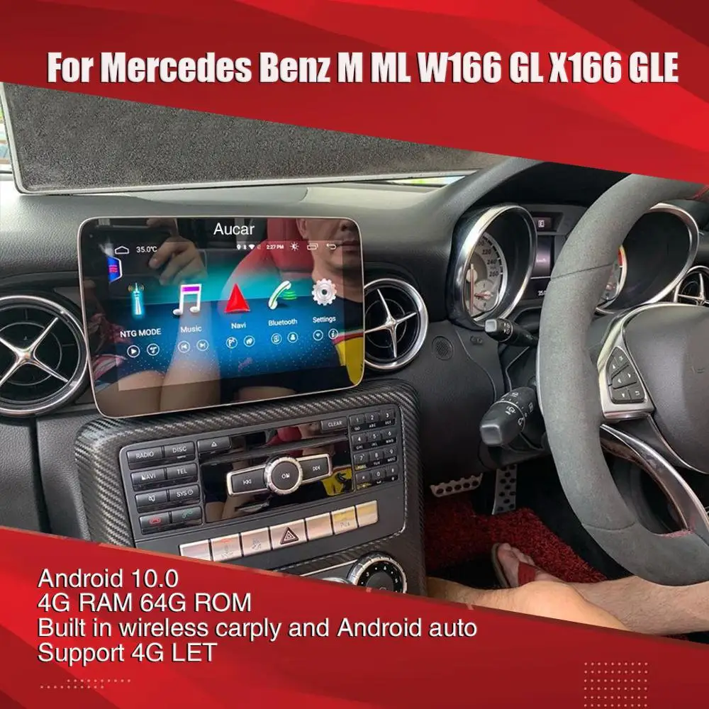 Aucar Android 10 0 для Mercedes Benz S Class мультимедийная Автомобильная магнитола W221 2005 2013
