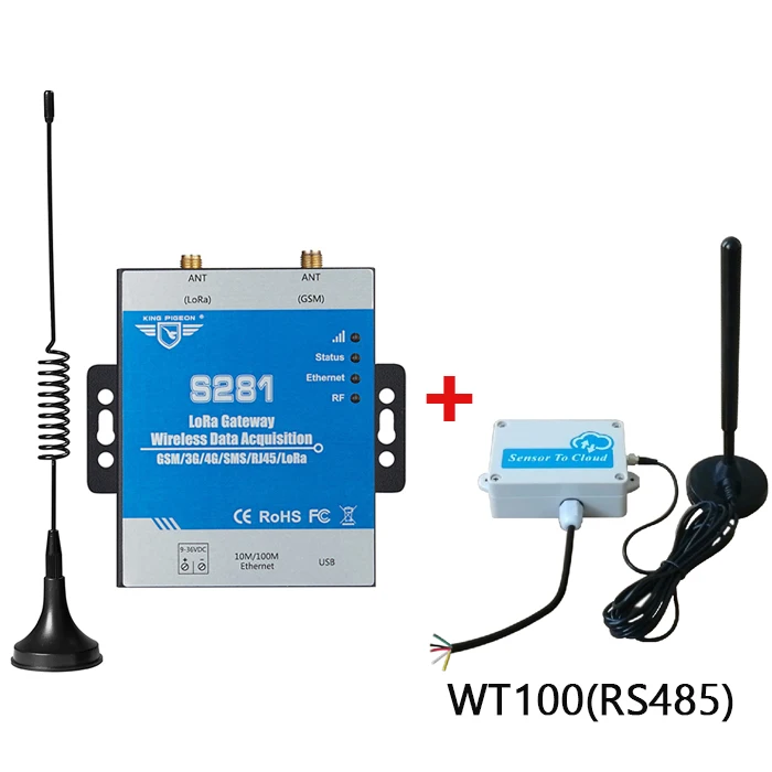 LoRa шлюз промышленный дальний Modbus RTU 2G 3g 4G LTE 433mhz IOT шлюзовый dtu